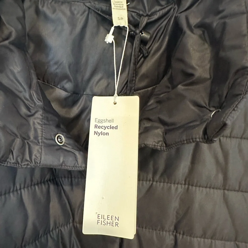 Eileen Fisher black Quilted Jacket - Picture 3 of 8